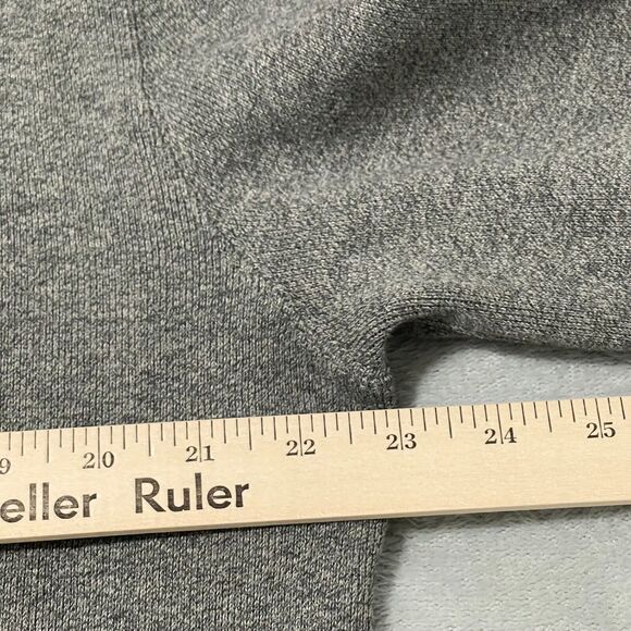 VTG Polo Ralph Lauren Sweater Mens Large Grey Cardigan Shawl Collar Cozy Preppy - Picture 10 of 11